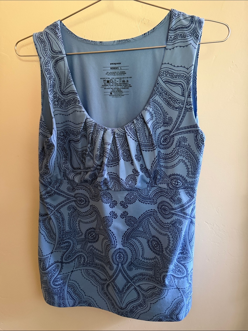 Patagonia Bandha Ruched Tank Top Blouse